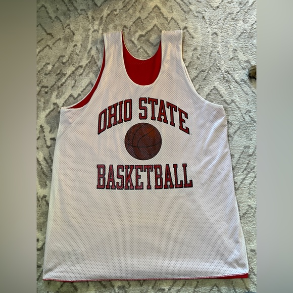 OHIO STATE champion basketball jersey men’s large reversible red white - Picture 8 of 8